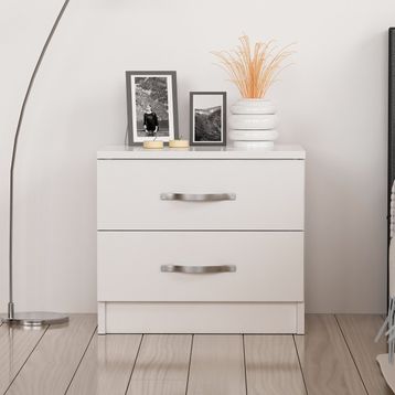 Minar Kale Beyaz Komodin