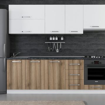 Minar Maison Beyaz Dore 6 245 cm Mutfak Dolabı