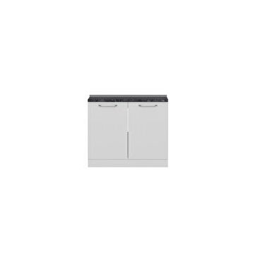 Minar Mobilya 100-B2-Alt Beyaz 100 CM Mutfak Dolabı