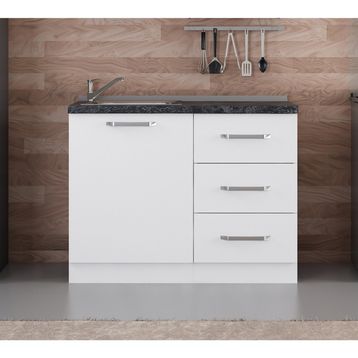 Minar Mobilya 110-B1-Alt Beyaz 110 CM Mutfak Dolabı