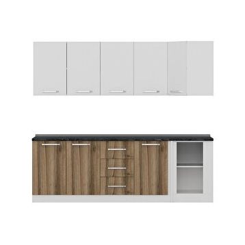 Minar Mobilya 240 cm Byz/cvz K240d4 Köşe Mutfak Dolabi