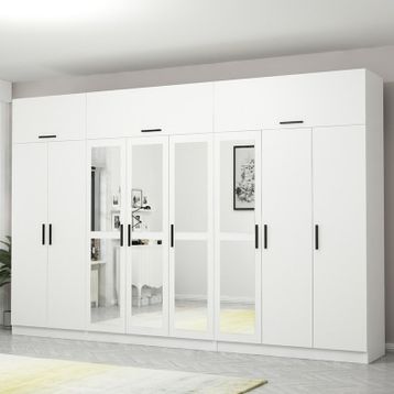 Minar Mobilya Beyaz 215-b4 Üst 215 cm Mutfak Dolabı