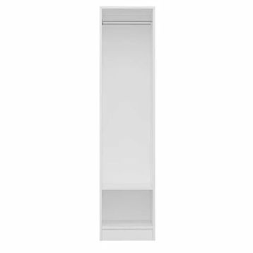 Minar Mobilya Minar Kale 1 Kapaklı Beyaz Beyaz 190 CM Dolap