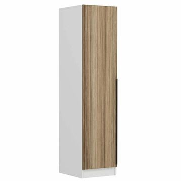 Minar Mobilya Minar Kale 1 Kapaklı Beyaz Dore Plus 190 CM Dolap