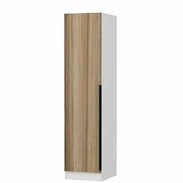 Minar Mobilya Minar Kale 1 Kapaklı Beyaz Dore Plus 190 CM Dolap