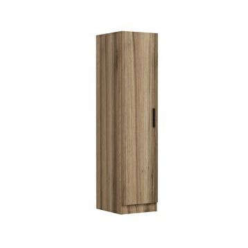 Minar Mobilya Minar Kale 1 Kapaklı Raflı Dore 210 CM Dolap