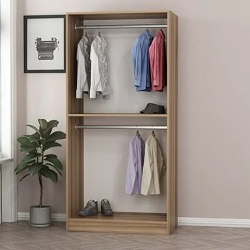 Minar Mobilya Minar Kale 2 Kapaklı Dore 190 CM Dolap