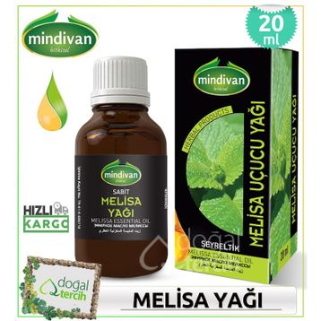 Mindivan 20 cc Melisa Uçucu Yağı