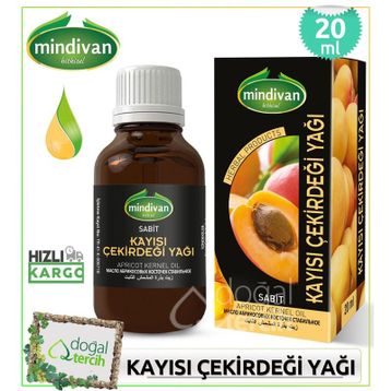 Mindivan 20 cc Sabit Kayısı Çekirdeği Yağı