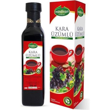 Mindivan 250 ml Kara Üzümlü Karışım Bitkisel Sıvı