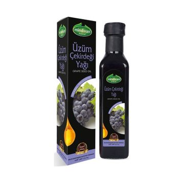 Mindivan 250 ml Sabit Üzüm Çekirdeği Yağı
