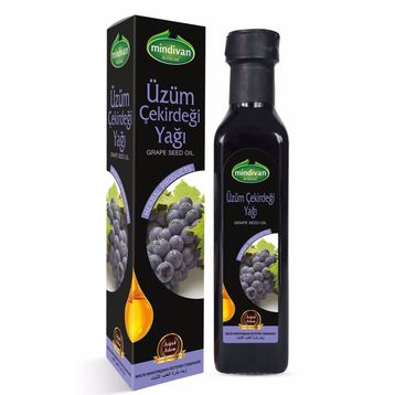 Mindivan 250 ml Sabit Üzüm Çekirdeği Yağı