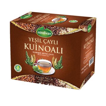 Mindivan 30'lu Yeşil Çaylı Kinoa Çayı