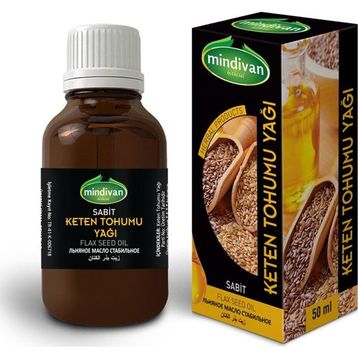 Mindivan 50 cc Sabit Keten Tohumu Yağı