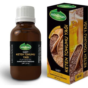 Mindivan 50 cc Sabit Keten Tohumu Yağı