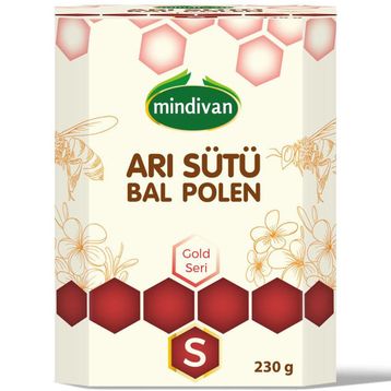 Mindivan Arı Sütü Süper 230 gr Bal Polen