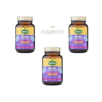 Mindivan Biotin L-Sistein 60 Kapsül