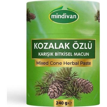 Mindivan Kozalak Özü 240 gr Karışık Bitkisel Macunu
