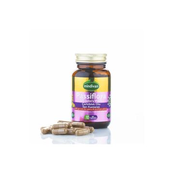 Mindivan Passiflora Çarkıfelek Otu Kantaron Ekstreli 60 Kapsül