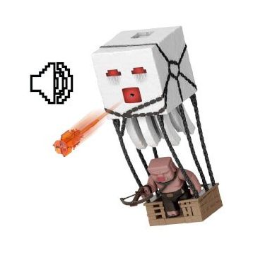 Minecraft JFB69 Blast Attack Ghast Sesli Aksiyon Figürü Oyun Seti