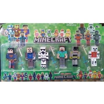 Minecraft Süper Kahramanlar 6'lı Figür Seti