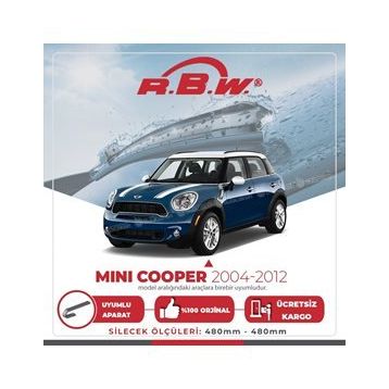 Mini Cooper RBW 2004-2012 Muz Silecek Takımı