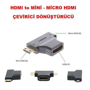 Mini HDMI To HDMI Çevirici Aparat