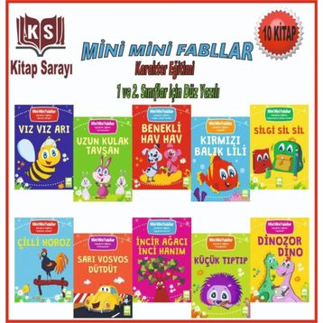 Mini Mini Fabllar Seti 10 Kitap Takım - Fatma Işık