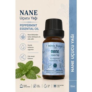 Minia Bahçe 10 ml Nane Uçucu Yağı