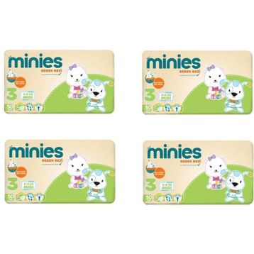 Minies No:3 Midi 200 Adet Bebek Bezi