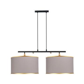 Minimal E-Ticaret Lambent Line Mega Plafonyer Kumaş Avize