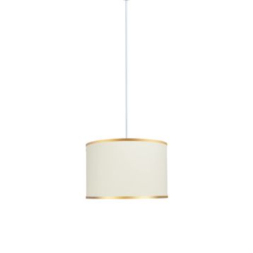 Minimal E-Ticaret Viscose 30x30x21 Bej Kumaş Avize