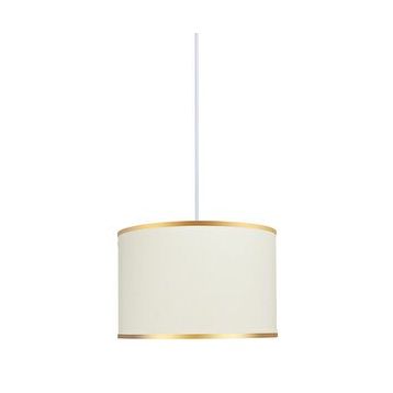 Minimal E-Ticaret Viscose 30x30x21 Bej Kumaş Avize