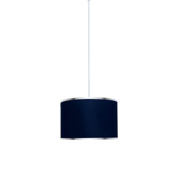 Minimal E-Ticaret Viscose 30x30x21 Lacivert Kumaş Avize