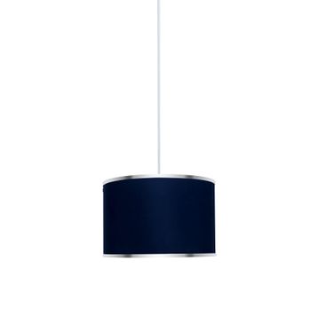 Minimal E-Ticaret Viscose 35x35x21 Lacivert Kumaş Avize
