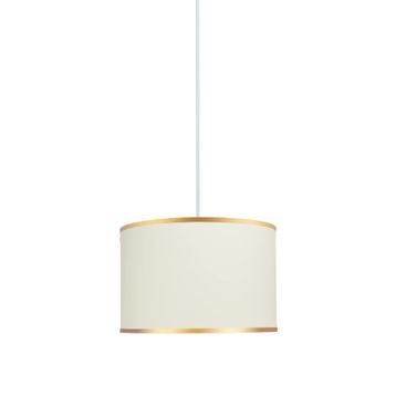 Minimal E-Ticaret Viscose 40x40x21 Bej Kumaş Avize