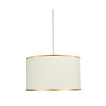 Minimal E-Ticaret Viscose 40x40x21 Bej Kumaş Avize