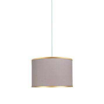 Minimal E-Ticaret Viscose 40x40x21 Vizon Bej Kumaş Avize