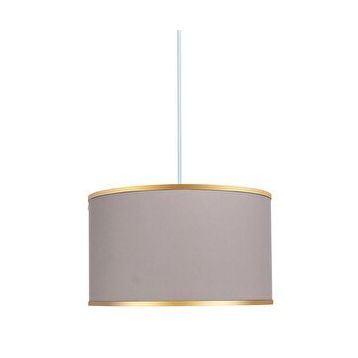 Minimal E-Ticaret Viscose 40x40x21 Vizon Bej Kumaş Avize