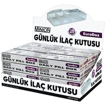 Minion Euro-Doz Günlük 24'lü İlaç Kutusu
