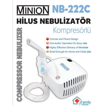 Minion Hilus Kompresörlü Nebulizatör