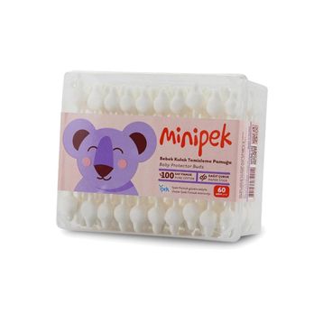 Minipek 60 Adet Bebek Temizleme Pamuğu