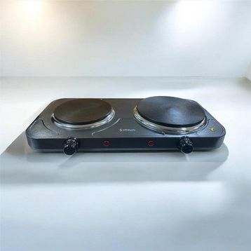 Minisan MS-5012 Çiftli Elektrikli Siyah Plate Ocak