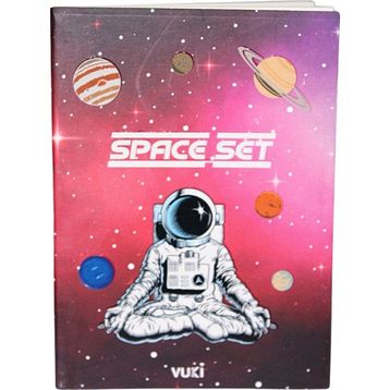 Miniso Vuki 12*8,5 cm Astronot Minik Not Defteri