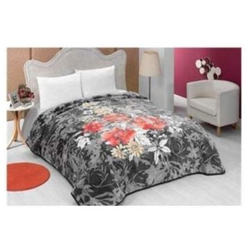 Mink Lacasa 1090 Gri 200x240 cm Çift Kişilik Battaniye