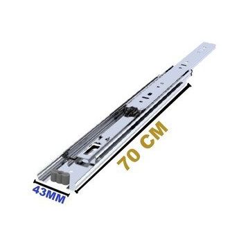 Minnes 43 mm Teleskopik Çekmece Rayı