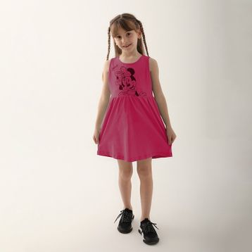 Minnie Mouse D4860-3 Karanfil Kız Çocuk Elbise