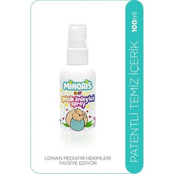 Minoris Baby 100 ml Patentli Organik Pişik Önleyici Sprey