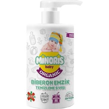 Minoris Baby 3x500 ml Organik Antialerjik Biberon Emzik Temizleyici