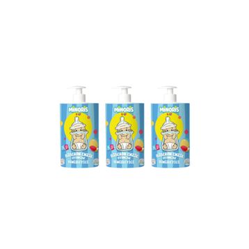Minoris Baby 3x500 ml Organik Antialerjik Biberon Emzik Temizleyici